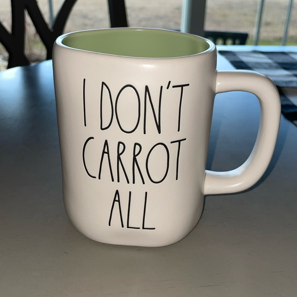 Rae Dunn I Don’t Carrot All Mug